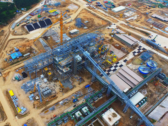 Sakura Ferroalloys plant construction at Samalaju, Sarawak — photo 2