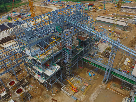 Sakura Ferroalloys plant construction at Samalaju, Sarawak — photo 8