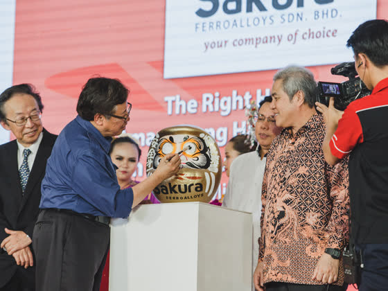 Sakura Ferroalloys official opening at Samalaju, Sarawak — photo 2